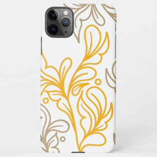 Golden Boho Leaf Design iPhone 11Pro Max Hülle