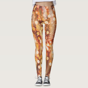 Golden Bokeh: Vintages Lichtspiel Leggings