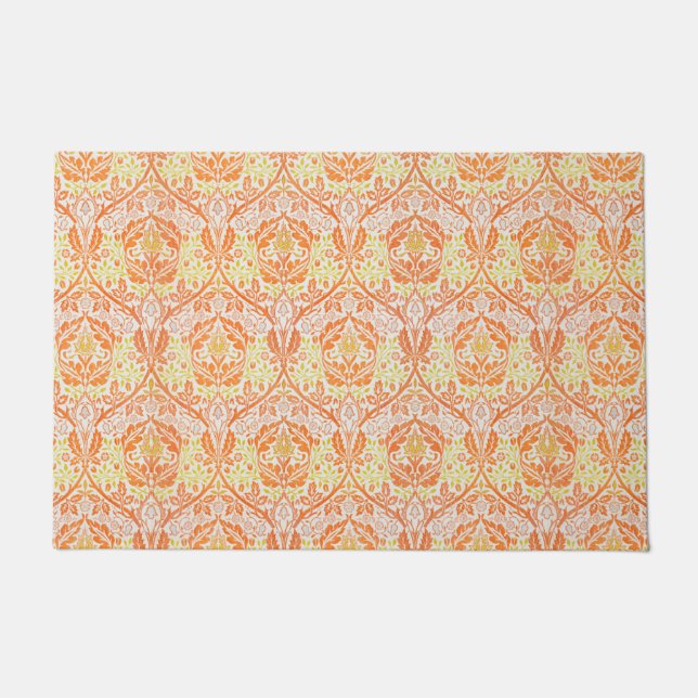 Golden Bough Pattern (von William Morris) Fußmatte (Vorderseite)