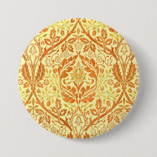Golden Bough William Morris Vintage Art Nouveau Button