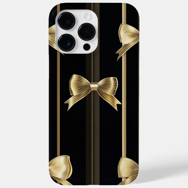 Golden Bow Luxe Phone Case (Rückseite)