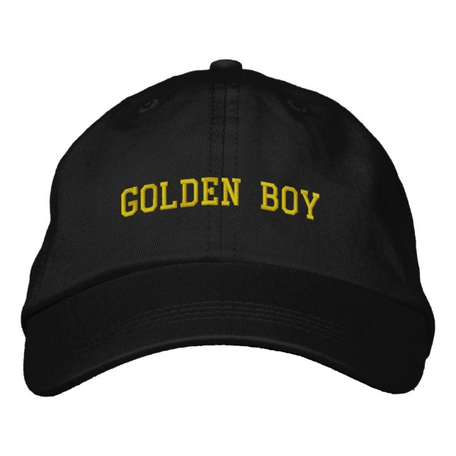 GOLDEN BOY BESTICKTE BASEBALLKAPPE (Vorderseite)