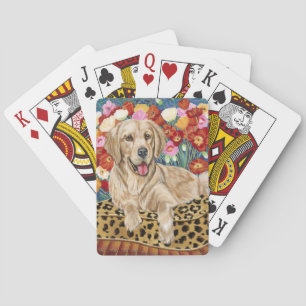 Golden Boy Retriever Spielkarten