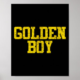 Golden Boy Viel Glück Charm Bysketbyll Fortune Poster