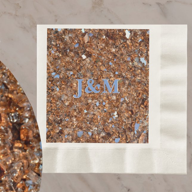 Golden Bronze Glitzer Parco Tassino Serviette (Von Creator hochgeladen)