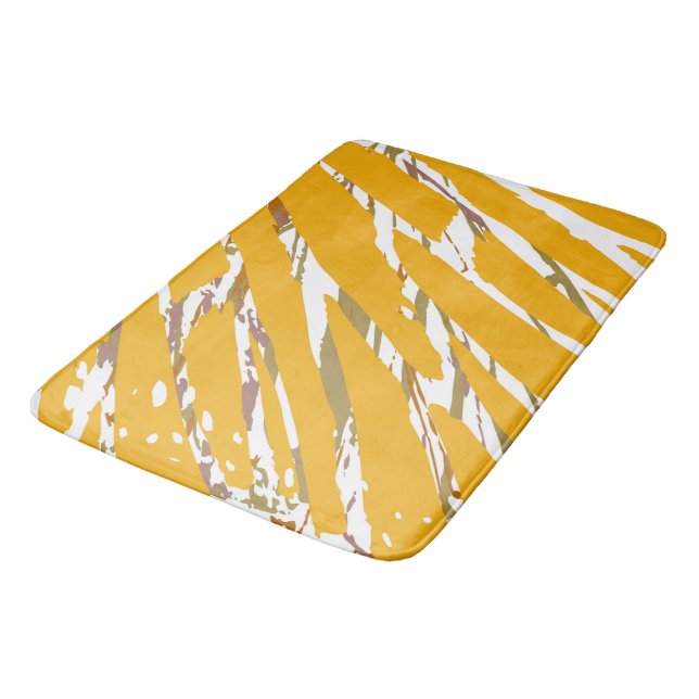 Golden Brush Badematte (Schrägansicht)