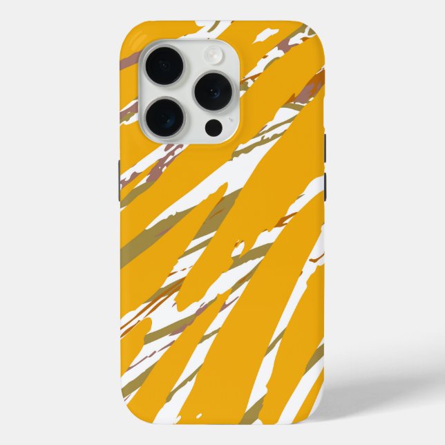 Golden Brush Case-Mate iPhone Hülle (Rückseite)