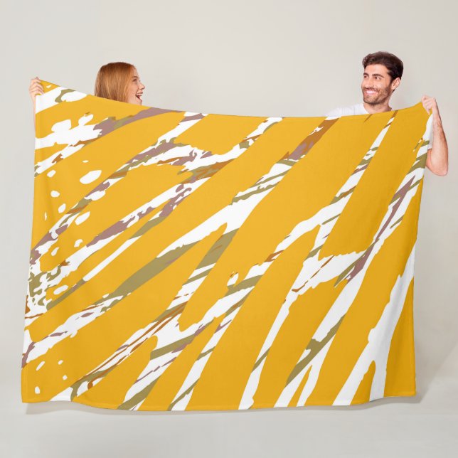 Golden Brush Fleecedecke (Beispiel)