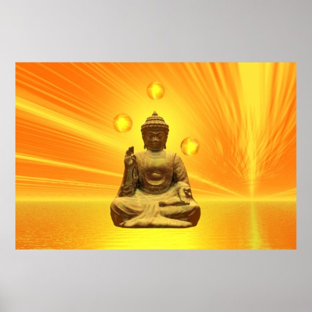 Golden Buddha Poster (Vorne)