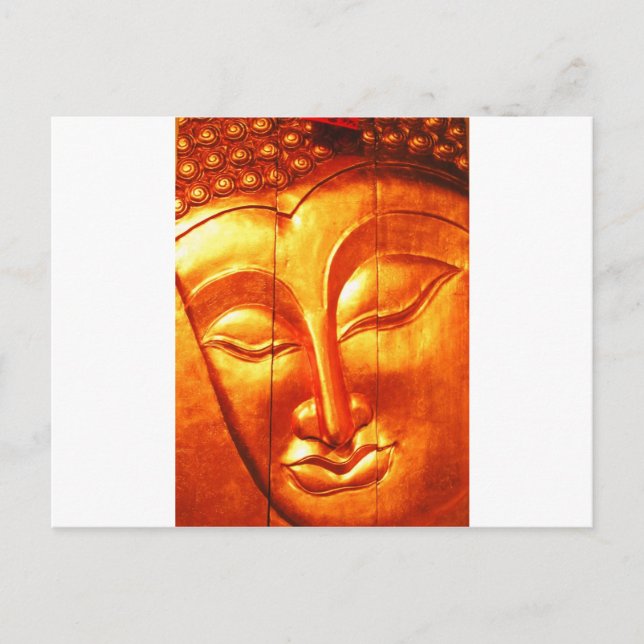 Golden Buddha Postkarte (Vorderseite)