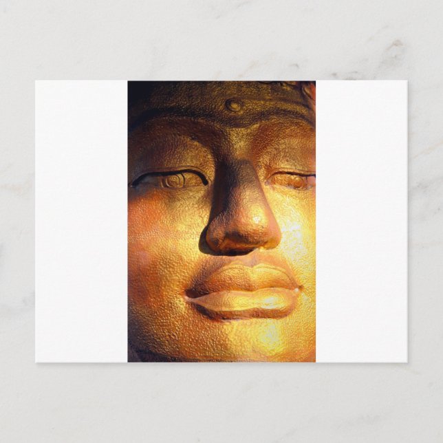 Golden Buddha Postkarte (Vorderseite)