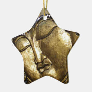 Golden Buddha Segen Inspiration Liebe Keramikornament
