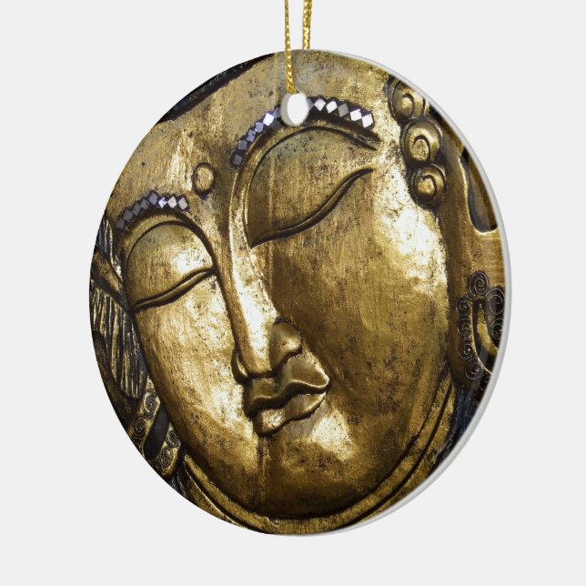 Golden Buddha Segen Inspiration Liebe Keramikornament (Links)