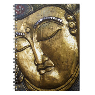 Golden Buddha Segen Inspiration Liebe Notizblock