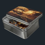 Golden Buddha Statue mit einer ruhigen Laterne Puzzle<br><div class="desc">Ein strahlender goldener Buddha steht majestätisch und verkörpert Ruhe und Weisheit. Die Statue besticht durch ihre aufwändigen Details und eine glühende Laterne,  die ein warmes Licht ausstrahlt.</div>