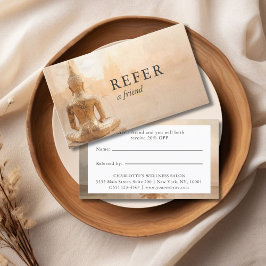 Golden Buddha – Yoga Reiki Salon  Empfehlungskarte