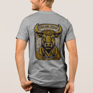Golden Bulls Abschlussklasse 2004 – Charging Bull- Tri-Blend Shirt