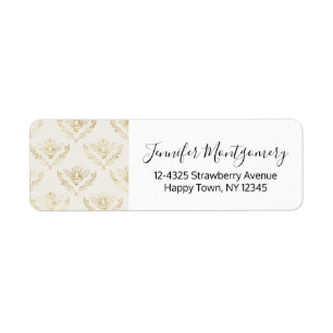 Golden Bumble Bee mit einem Kronmuster