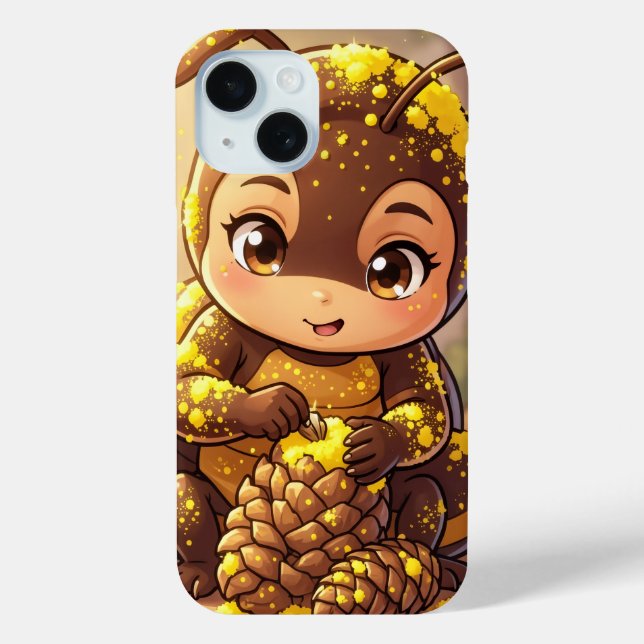 Golden Bumblebee in Bloom Dance.12 Case-Mate iPhone Hülle (Rückseite)