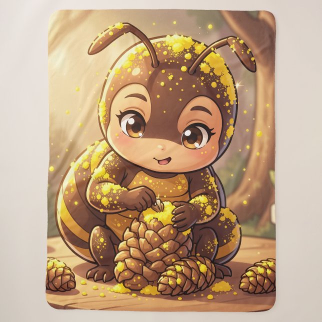Golden Bumblebee in Bloom Dance.12 Sherpadecke (Vorderseite)