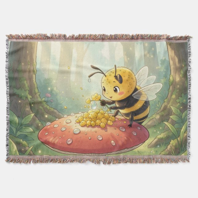 Golden Bumblebee in Bloom Dance.2 Decke (Vorderseite)