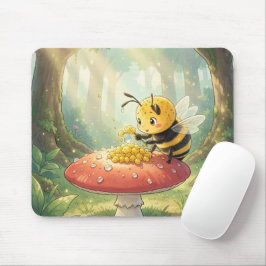 Golden Bumblebee in Bloom Dance.2 Mousepad