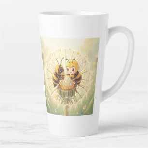 Golden Bumblebee in Bloom Dance.5 Milchtasse