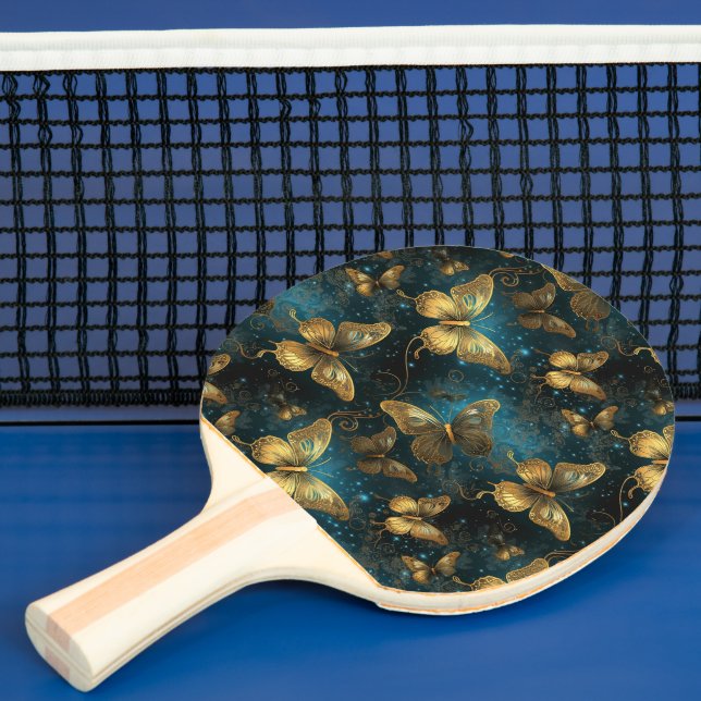 Golden Butterfells Ping Pong Paddle Tischtennis Schläger (InSitu)