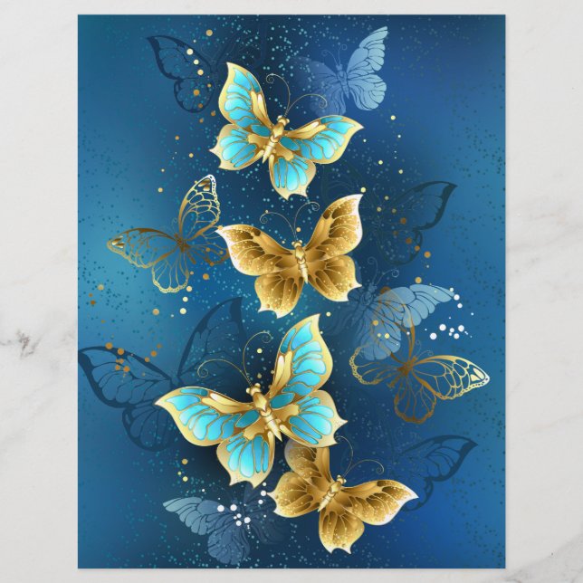 Golden butterflies flyer (Vorne)