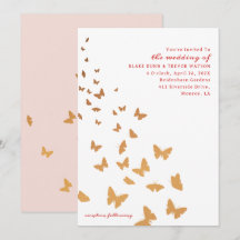 GOLDEN BUTTERFLIES WEDING