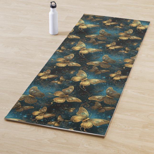Golden Butterflies Yoga Mat Yogamatte (Beispiel)