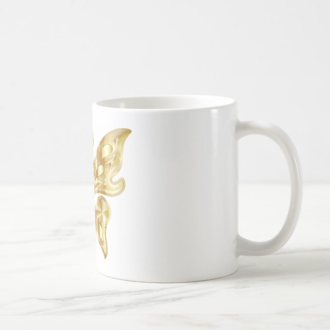 GOLDEN BUTTERFLY KAFFEETASSE (Rechts)