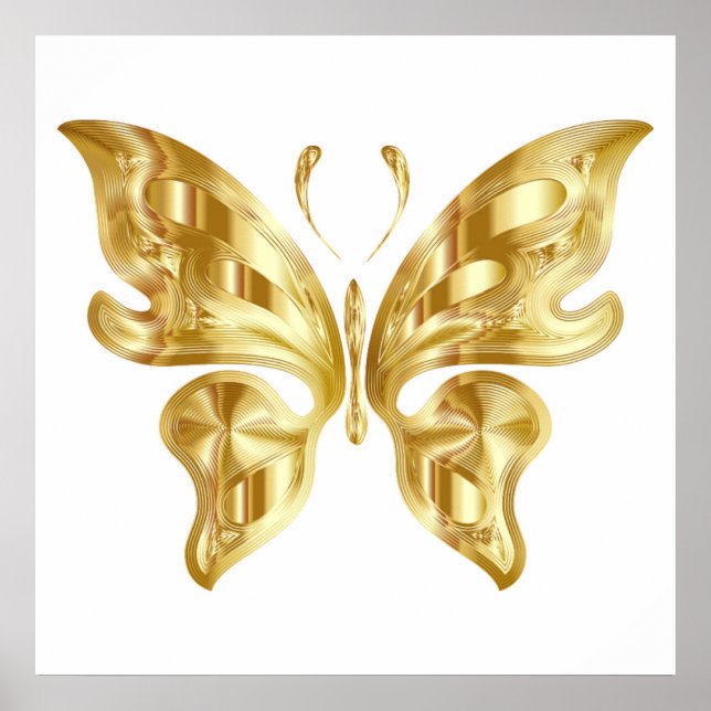 GOLDEN BUTTERFLY POSTER (Vorne)