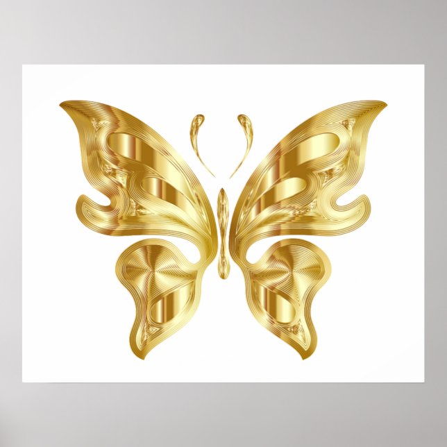 GOLDEN BUTTERFLY POSTER (Vorne)