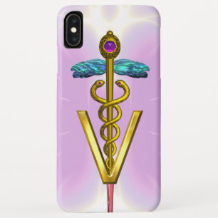 GOLDEN CADUCEUS VETERINÄRSYMBOL Hellrosa Lilac Case-Mate iPhone Hülle