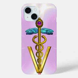 GOLDEN CADUCEUS VETERINÄRSYMBOL Hellrosa Lilac Case-Mate iPhone Hülle