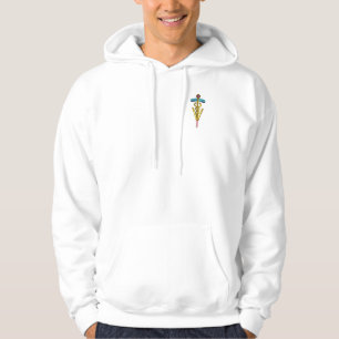 GOLDEN CADUCEUS VETERINÄRSYMBOL HOODIE