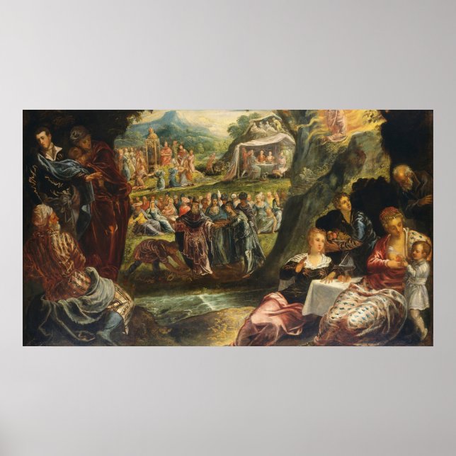 Golden Calf - Jacopo Tintoretto Kunstposter Poster (Vorne)