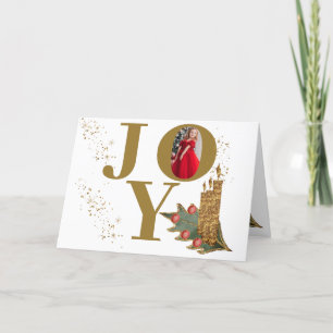 Golden Candles Holly Berries Freuen Weihnachten Fo