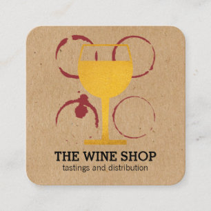 Golden Chalice Quadratische Visitenkarte