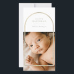 Golden Champagne Frame Hanukkah Foto Feiertagskarte<br><div class="desc">Elegante Imitate goldener Rahmen,  Happy Hanukkah Holiday Fotokarte. Funktionen,  Single-Foto auf der Vorderseite und zwei Fotoplattstellen auf der Rückseite der Karte mit koordinierendem Champagner beige Hintergrund.</div>