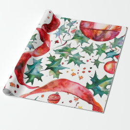 Golden Christmas Ball Elegante Geschenkpapier