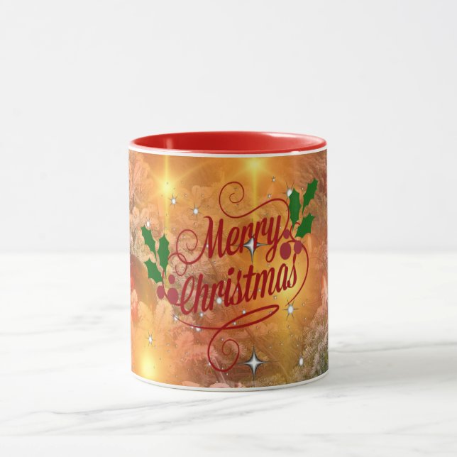   Golden Christmas design, Tasse (Zentrum)