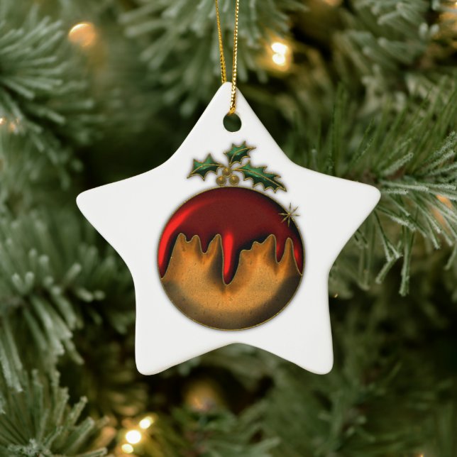 Golden Christmas Pudding Ornament (Baum)