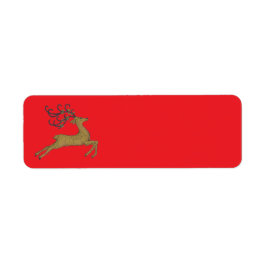 GOLDEN CHRISTMAS REINDEER