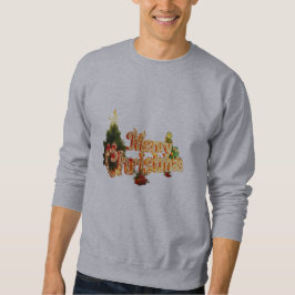 Golden Christmas Sparkle - Festlicher Baum Sweatshirt