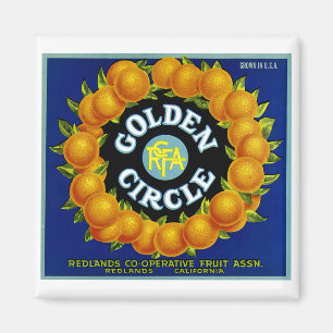 Golden Circle Orange Magnet