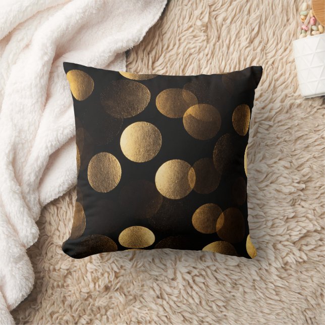 Golden Circles Luxus Kissen (Decke)