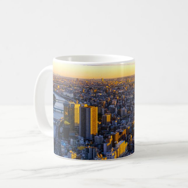 Golden City Horizon Kaffeetasse (Vorderseite Links)
