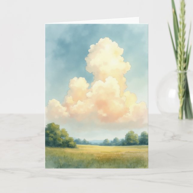 Golden Cloud Vatertagskarte Karte (Vorderseite)